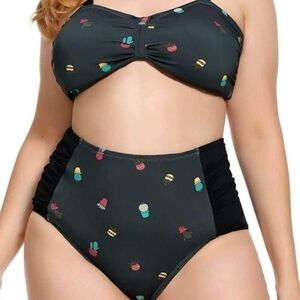 Cactus Print Women's Bikini Set